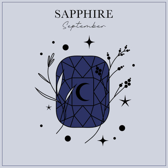 Sapphire - the traditional birthstone of September