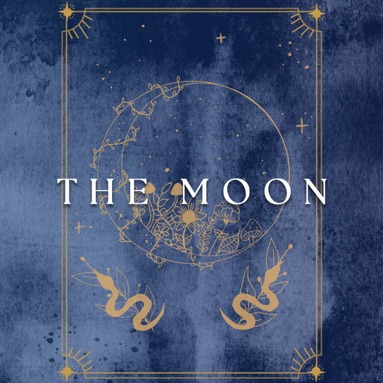 The Moon Tarot Card Illustration