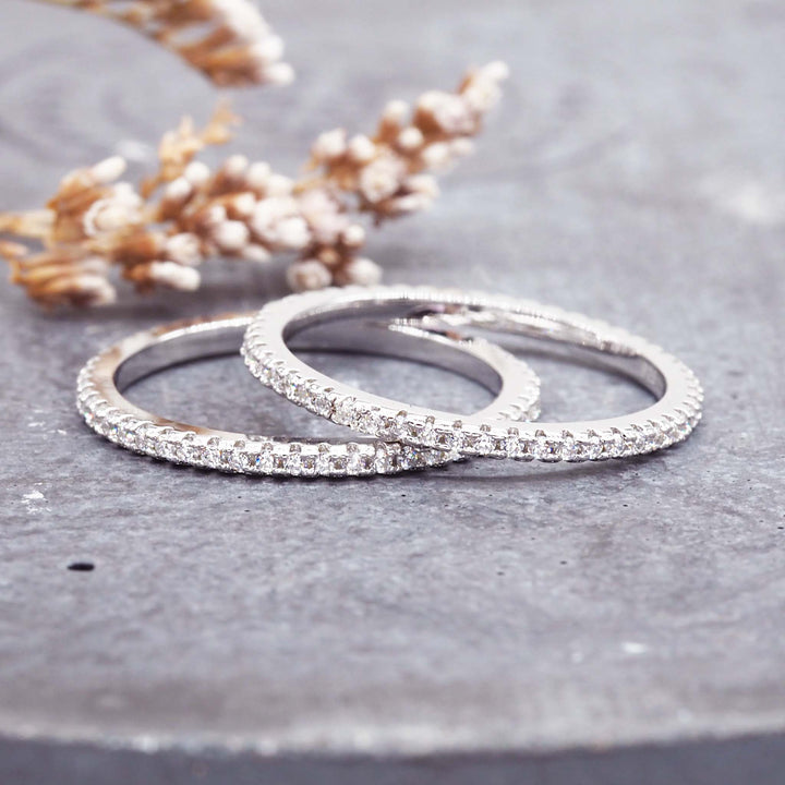 Dainty Sterling silver rings - sterling silver promise rings and sterling silver jewellery by Australian jewellery brands online indie and harper 