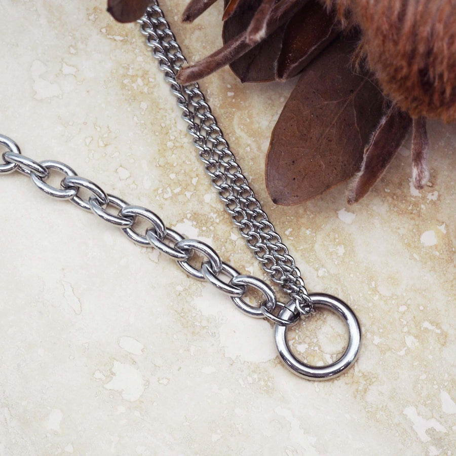 Silver necklace - waterproof jewellery by australian jewellery brands indie and harper