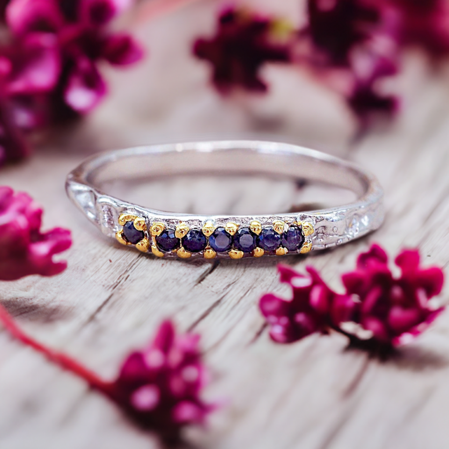 Bespoke sapphire Ring - blue sapphire jewellery by Australian jewellery brands indie and Harper