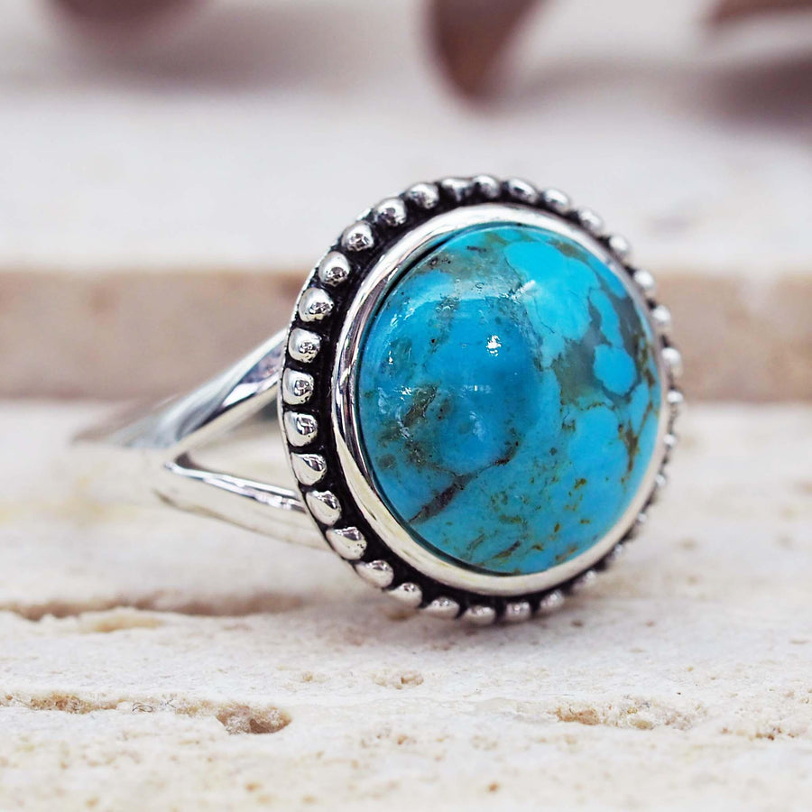 Sterling silver Turquoise Ring - womens turquoise jewellery by australian jewellery brands online indie and harper