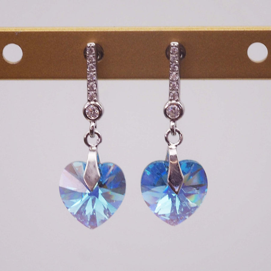 LIMITED EDITION Crystal Heart Earrings