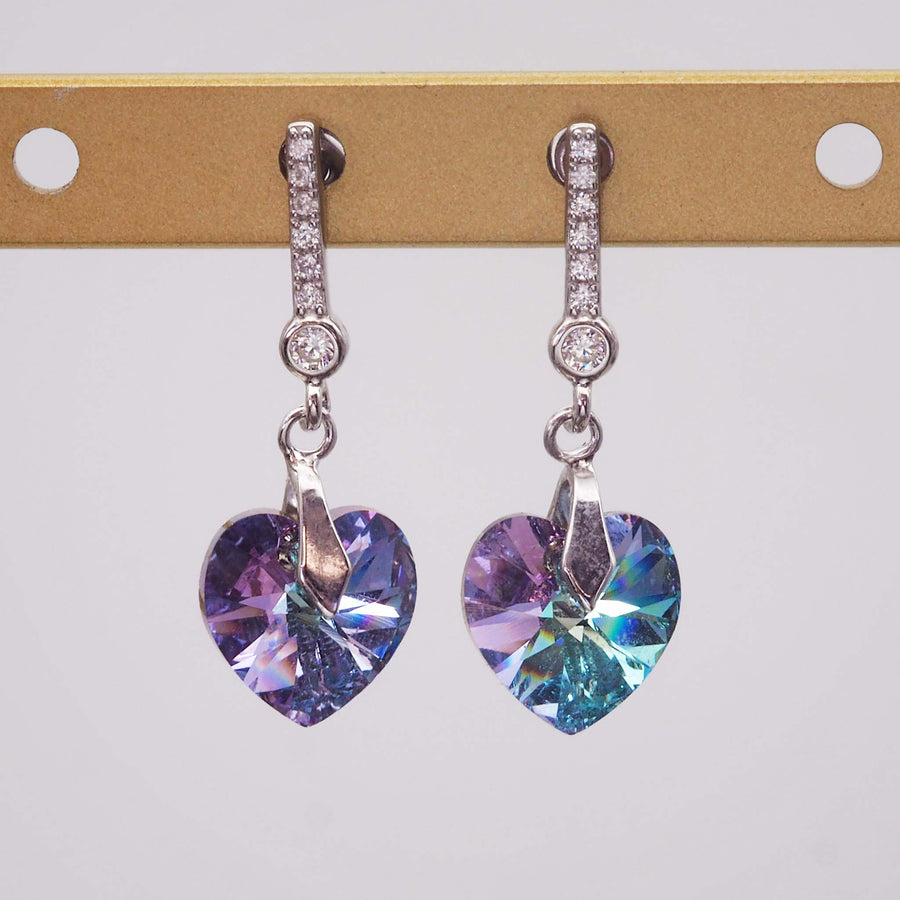 LIMITED EDITION Crystal Heart Earrings