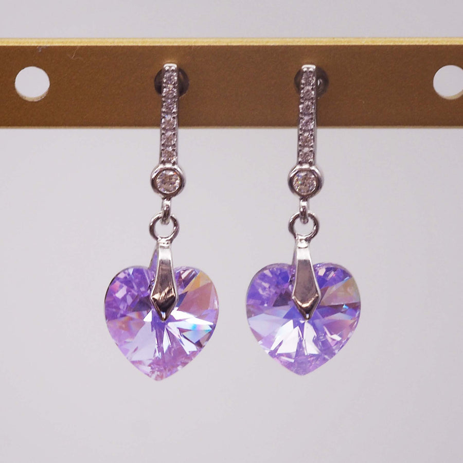 LIMITED EDITION Crystal Heart Earrings