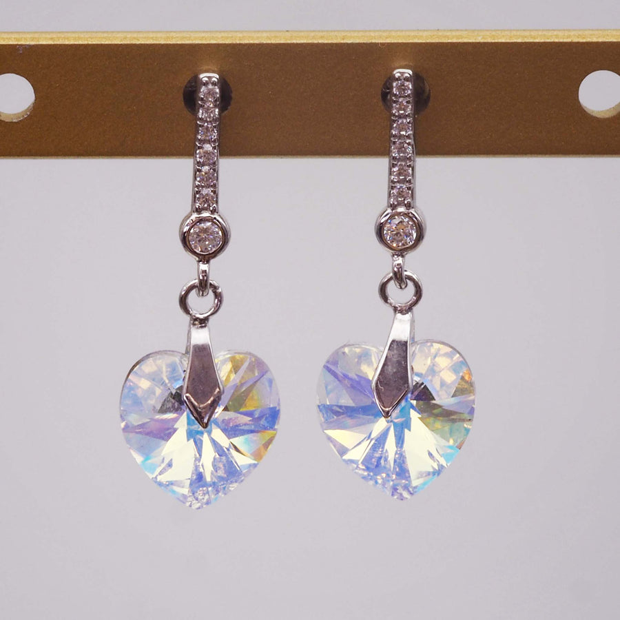 LIMITED EDITION Crystal Heart Earrings