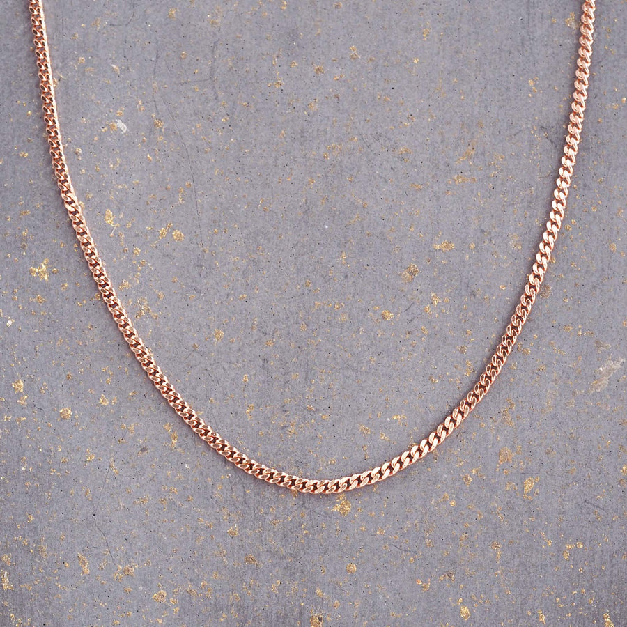 dainty rose gold necklace chain - women's rose gold jewellery by Australian jewellery brands online indie and harper