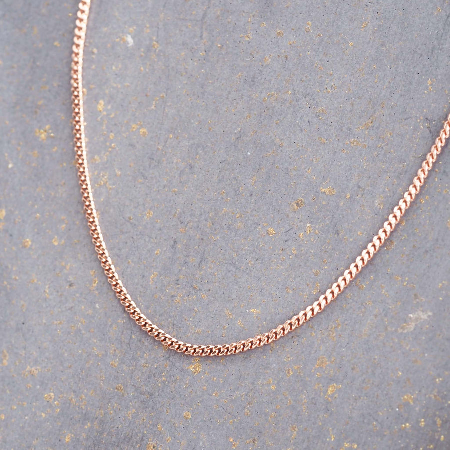 dainty rose gold necklace chain - women's rose gold jewellery by Australian jewellery brands online indie and harper