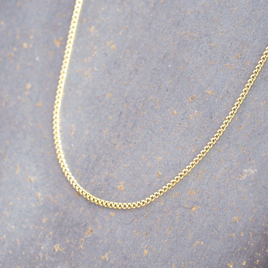 dainty 9k gold chain necklace - women's gold jewellery by Australian jewellery brands indie and harper