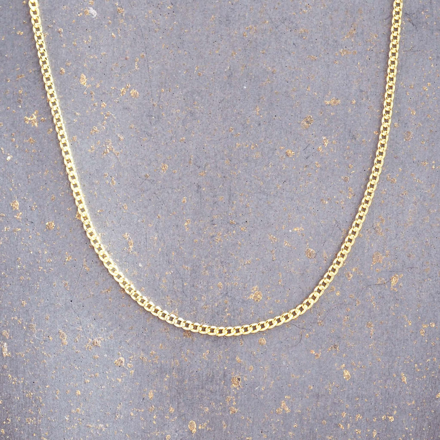 dainty 9k gold chain necklace - women's gold jewellery by Australian jewellery brands indie and harper