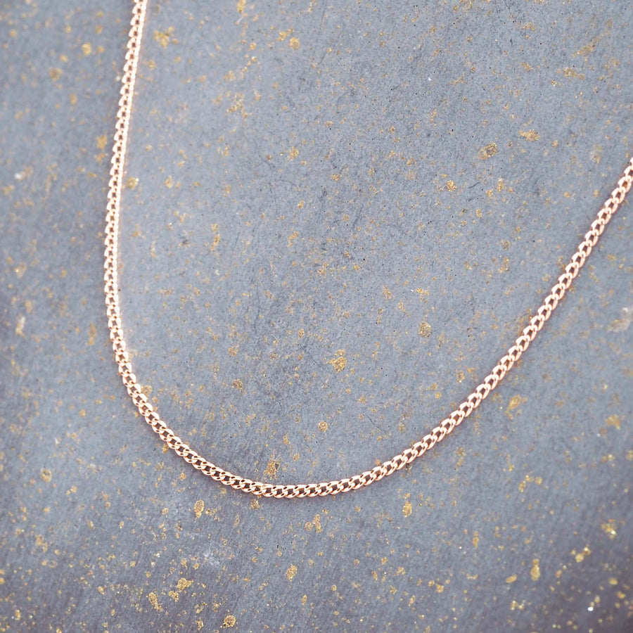 dainty rose gold chain necklace - women's rose gold jewellery by Australian jewellery brands online indie and harper