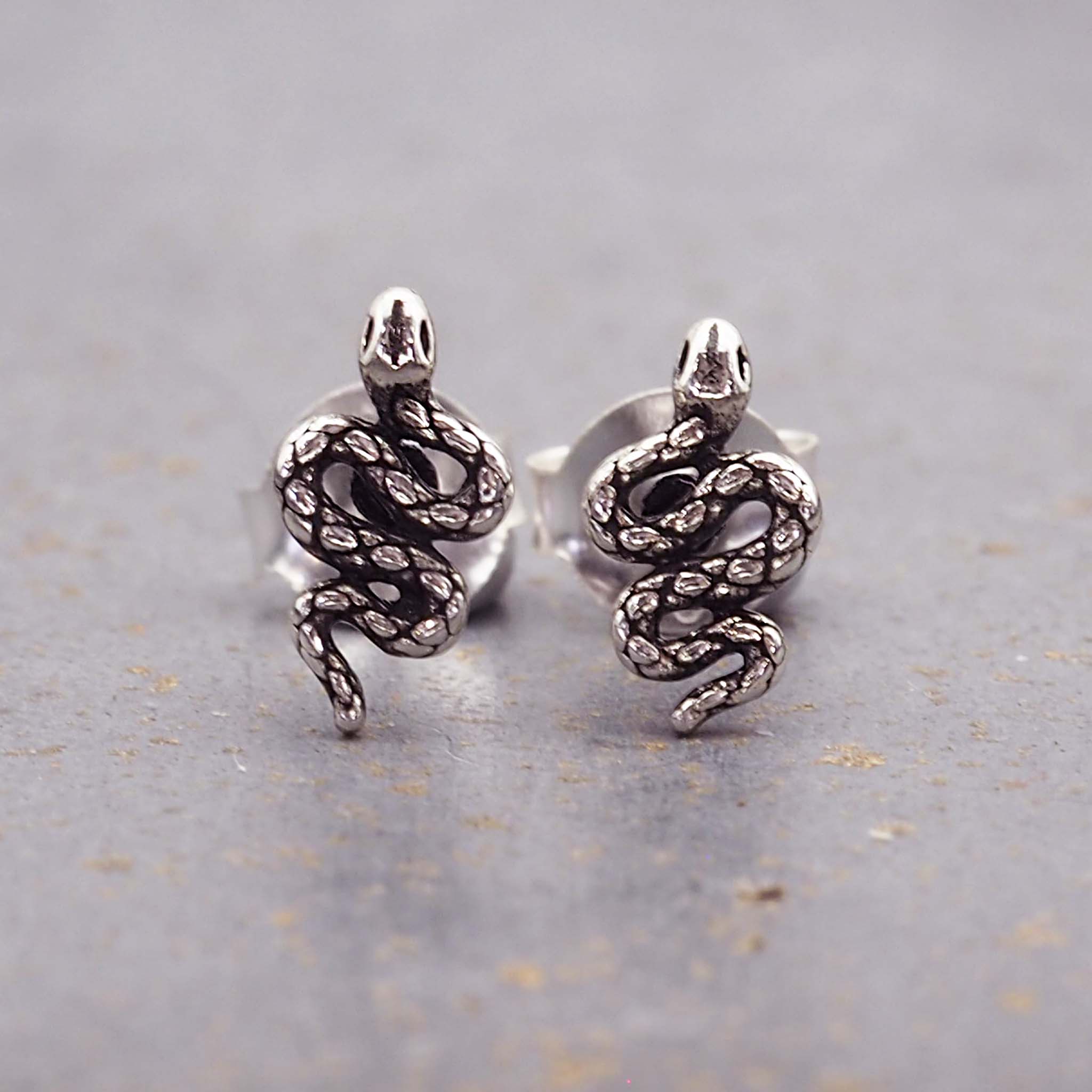 Dainty Serpent Earrings