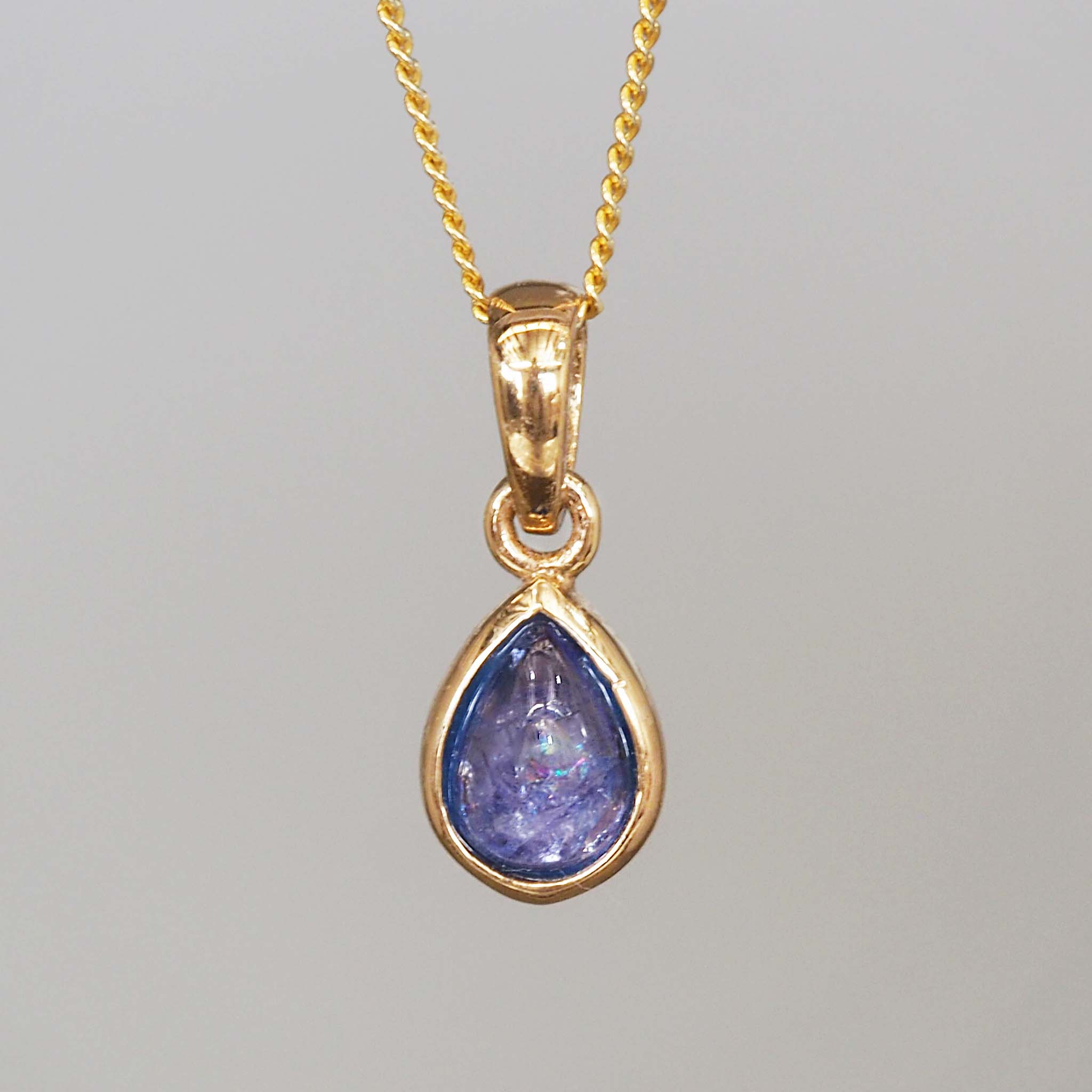 gold december birthstone necklace - womens jewelry online by australian jewellery brands indie and Harper