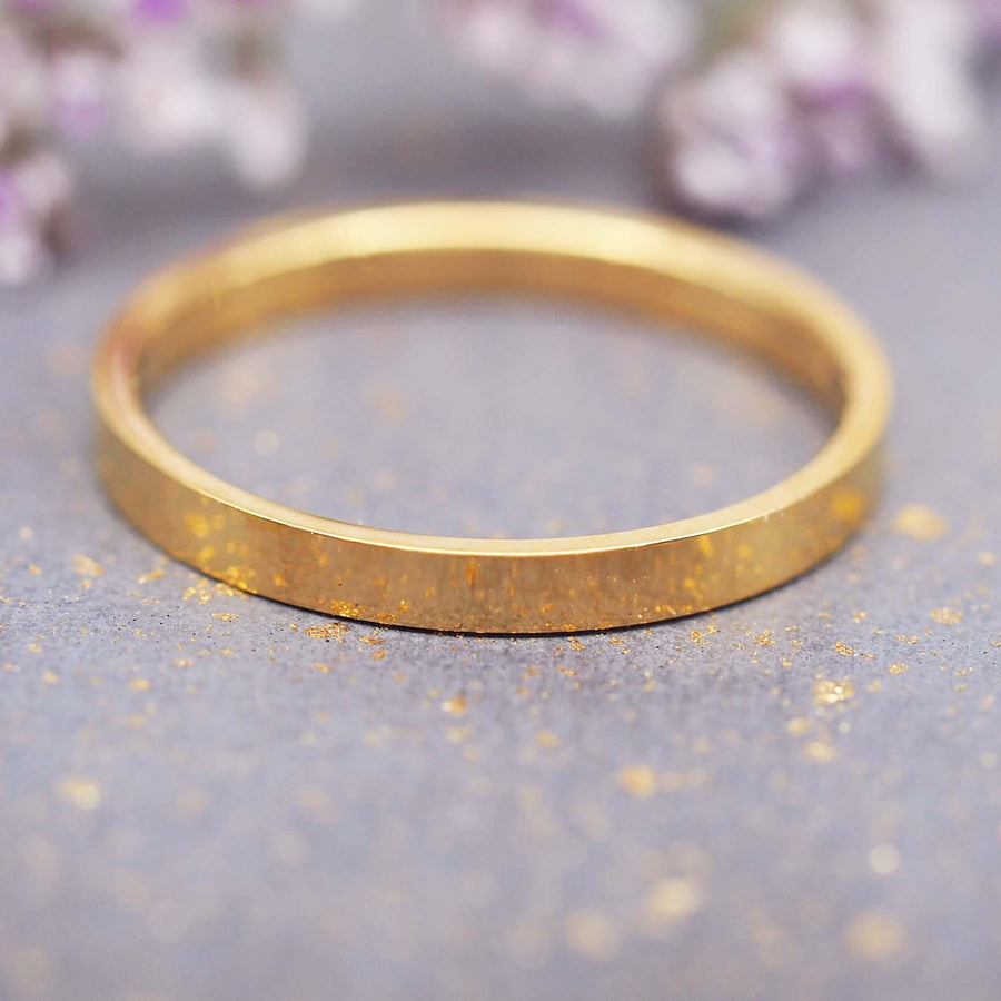 delilah band gold ring - womens gold jewellery Australia by australian jewellery brands indie and harper