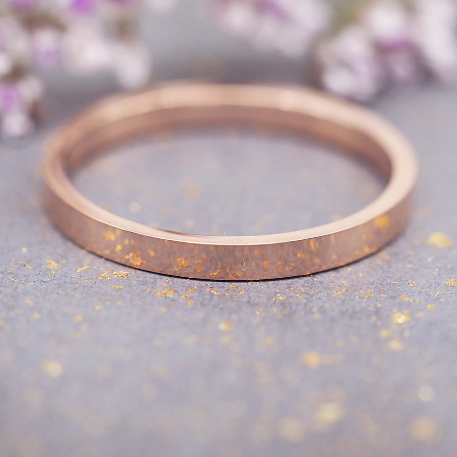 delilah band rose gold ring - womens rose gold jewellery Australia by australian jewellery brands indie and harper