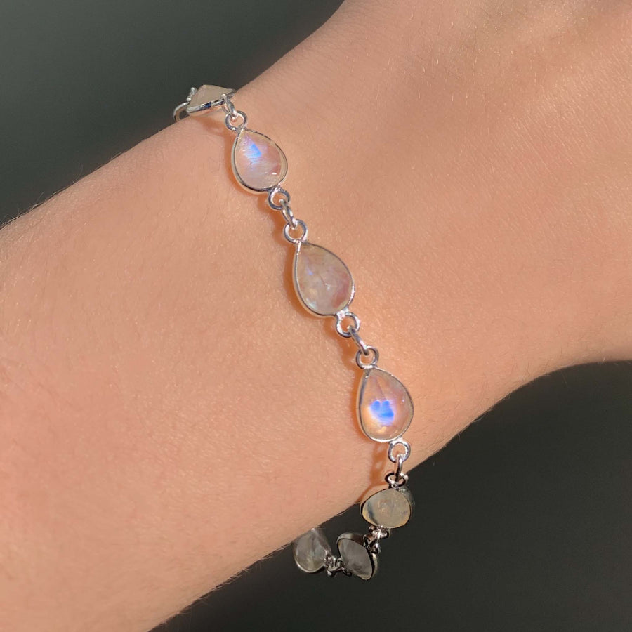 eternity moonstone bracelet - womens moonstone jewellery by Australian jewellery brands indie and harper