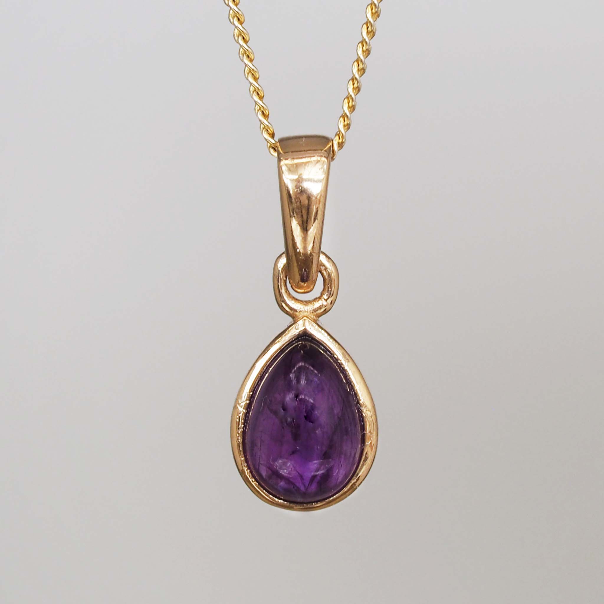 february birthstone gold amethyst necklace by australian jewellery brands online indie and Harper 