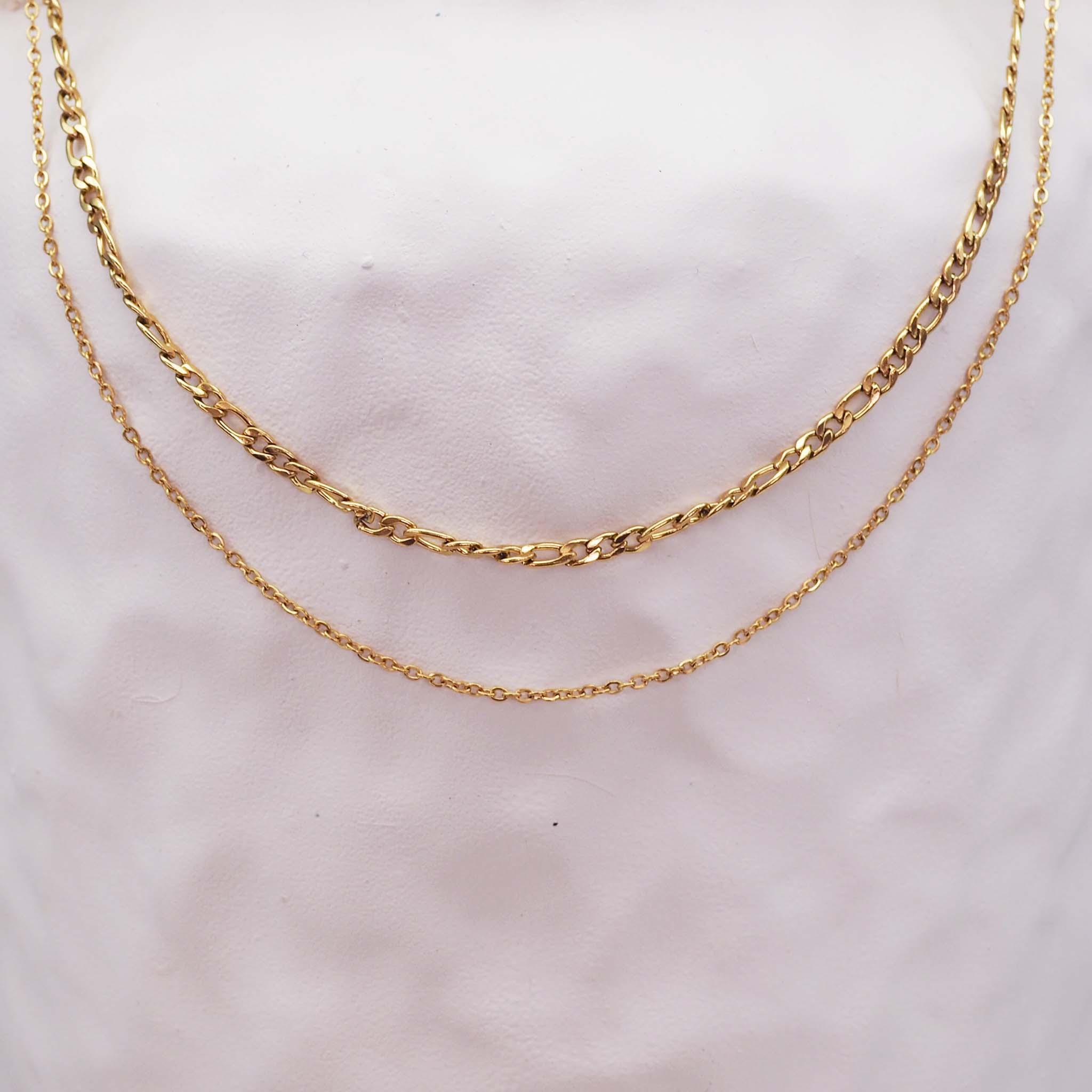 Gold layered Necklace - gold jewellery by Australian jewellery brands indie and Harper