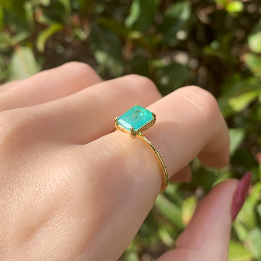 gold tourmaline ring - womens gemstone jewellery by Australian jewellery brands indie and Harper 