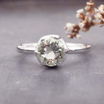 green amethyst ring - women's gemstone jewellery by Australian jewellery brands indie and harper