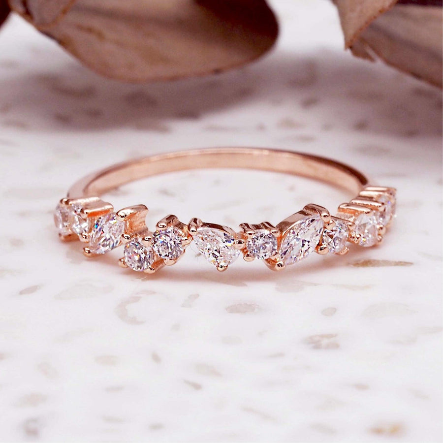 Infinity rose gold ring - womens rose gold jewellery by Australian jewellery brands online indie and harper 