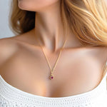 january birthstone necklace - womens jewellery by australian jewellery brands indie and harper