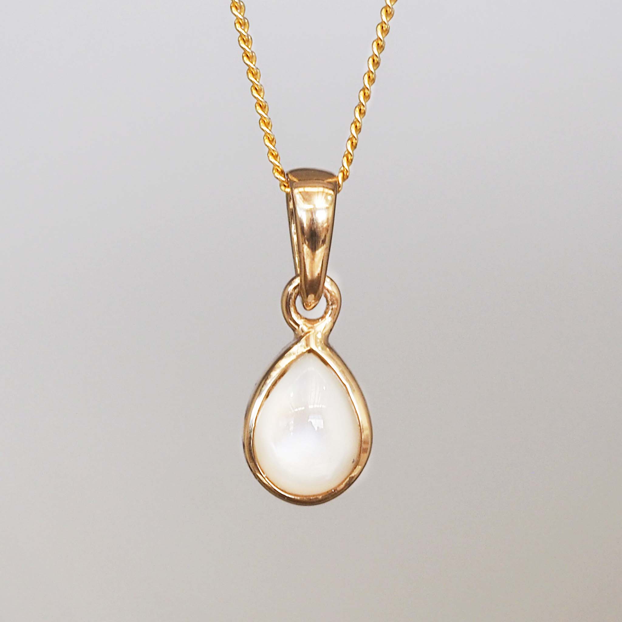 gold june birthstone necklace - pearl necklace by australian jewellery brands indie and harper