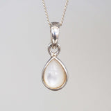 june birthstone pearl necklace - sterling silver necklace by australian jewellery brand indie and harper