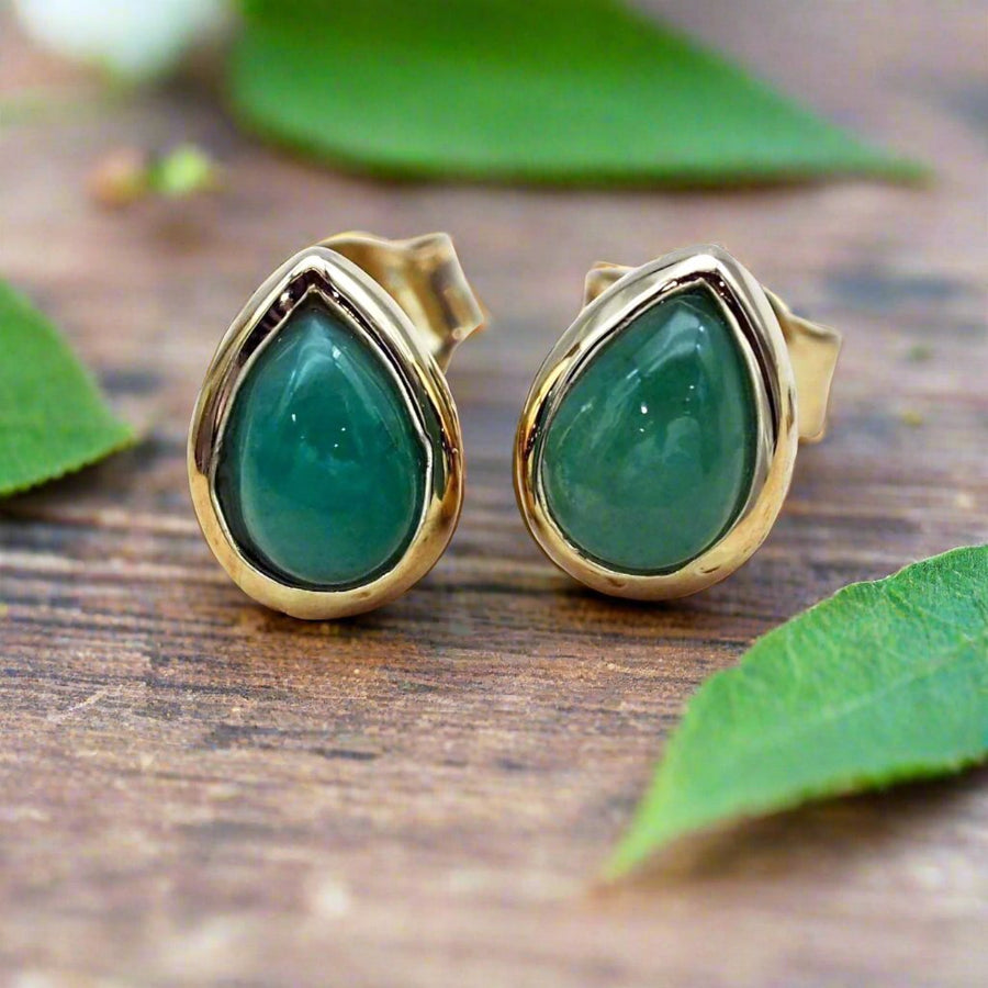 may birthstone emerald earrings - Gold Earrings by Australian jewellery brand indie and Harper 