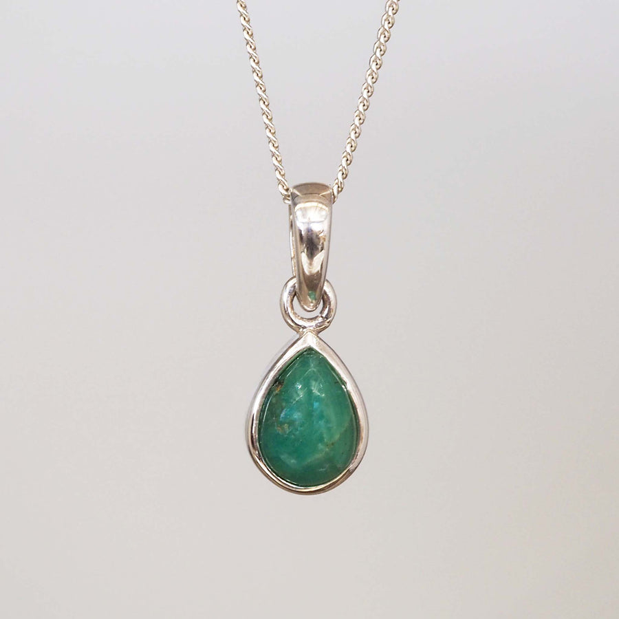 May birthstone emerald necklace - womens jewellery by Australian jewellery brand indie and Harper 