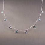 Sterling Silver Opal Necklace - womens opal jewellery by australian jewellery brands indie and harper