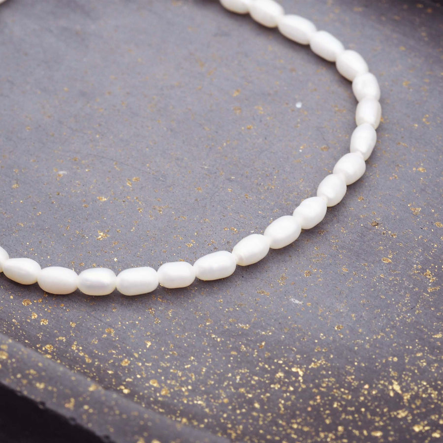 women's dainty bracelet made with pearls - perfect for layering - women's sale jewellery by online jewellery brand indie and harper