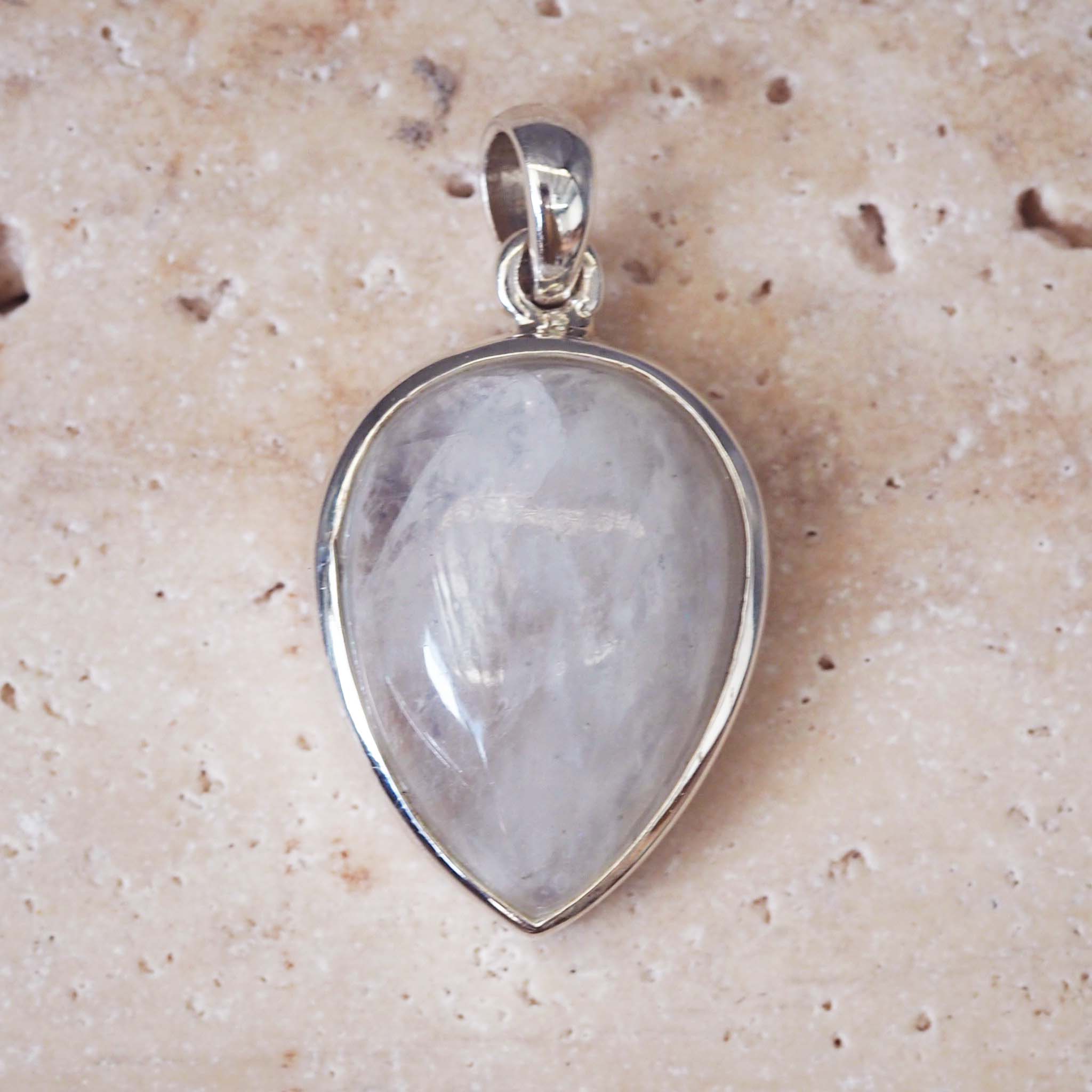 Moonstone necklace - moonstone jewellery by boho jewelry brands indie and Harper