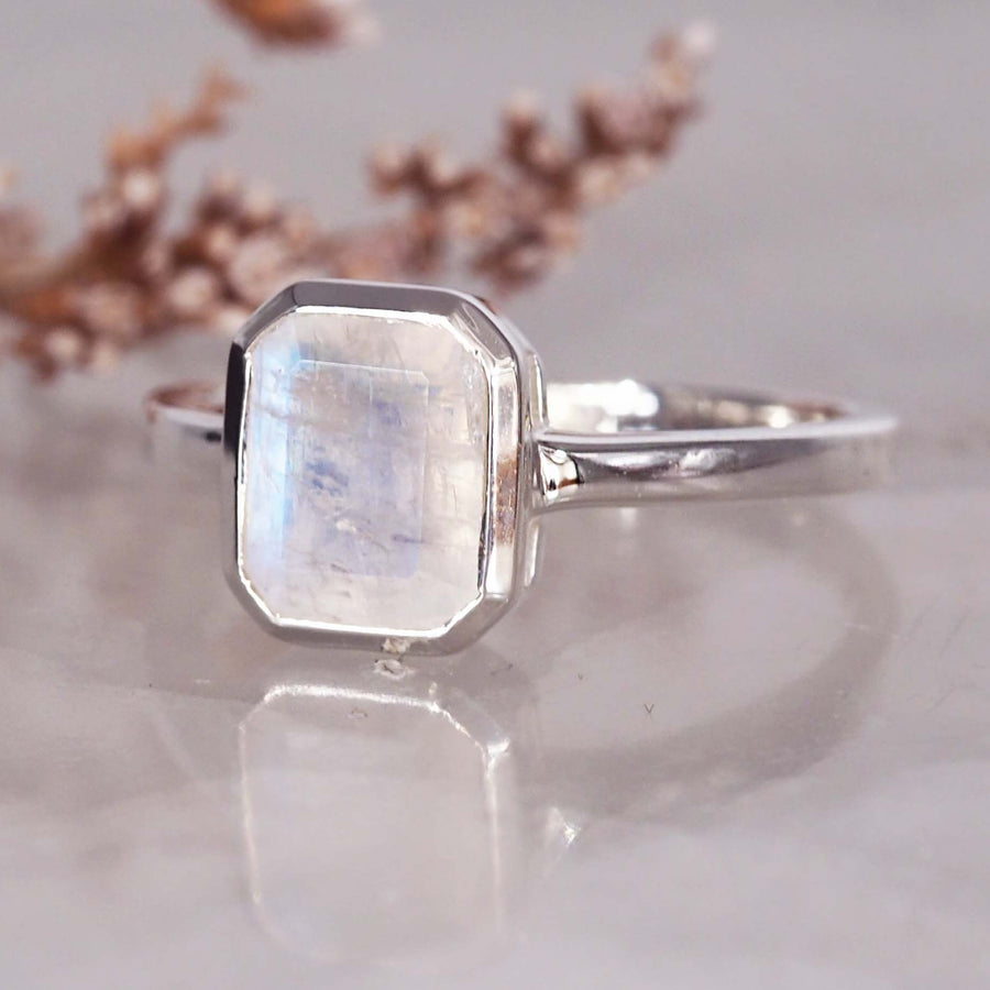 moonstone ring - moonstone jewellery by australian jewellery brands indie and harper