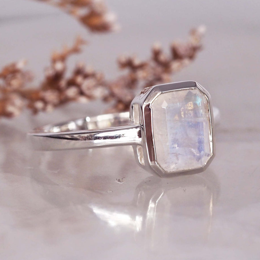 moonstone ring - moonstone jewellery by australian jewellery brands indie and harper