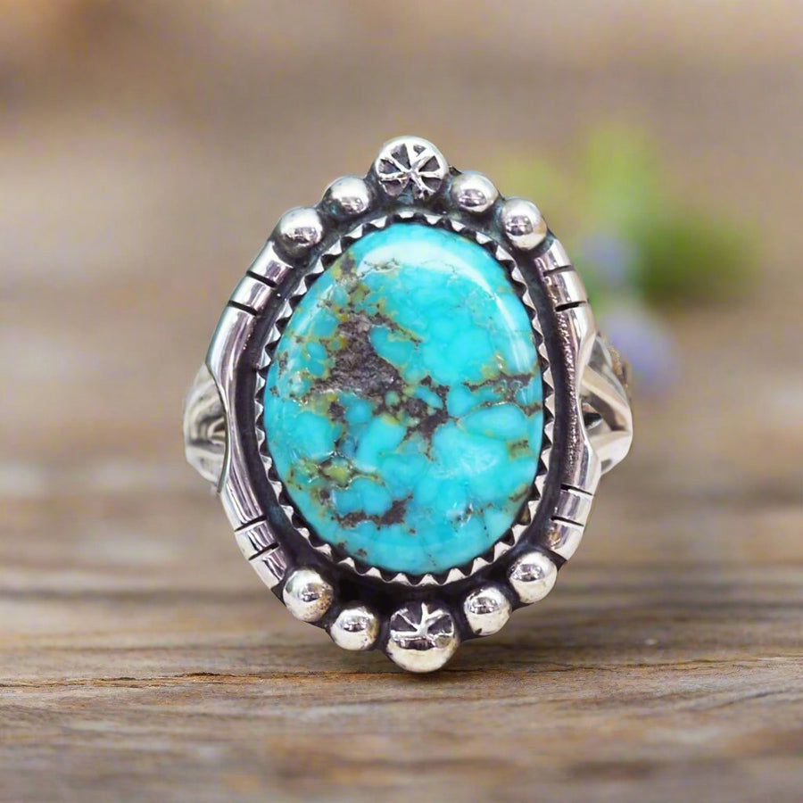 Navajo Turquoise Ring - native american jewelry and turquoise jewellery by australian jewellery brands online indie and harper