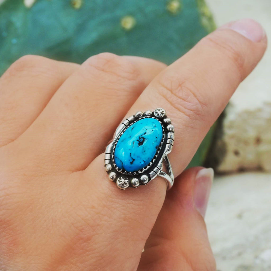 navajo turquoise ring - native american jewelry and turquoise jewellery by australian jewellery brands online indie and harper