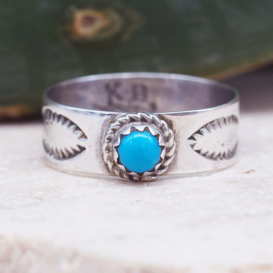 Navajo Turquoise Ring - Native American Jewelry and Sterling silver rings by womens jewellery online brand indie and harper