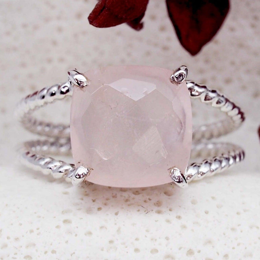 Rose Quartz Ring - womens rose quartz jewellery - australian jewellery online