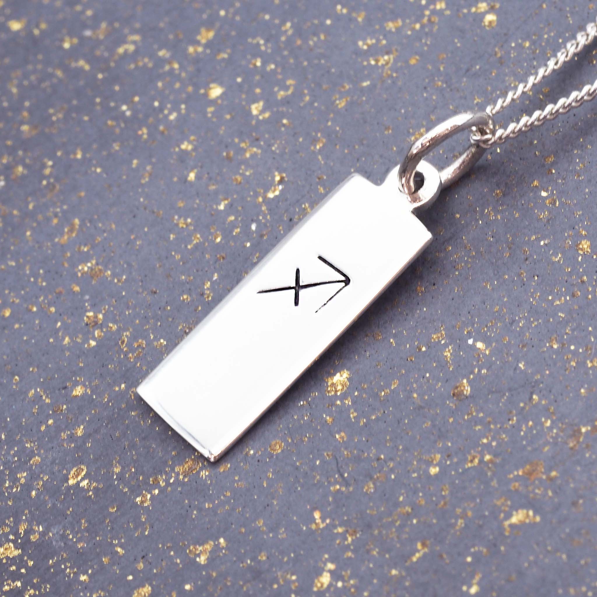 sagittarius necklace - sterling silver zodiac jewellery by womens jewellery online brand indie and harper