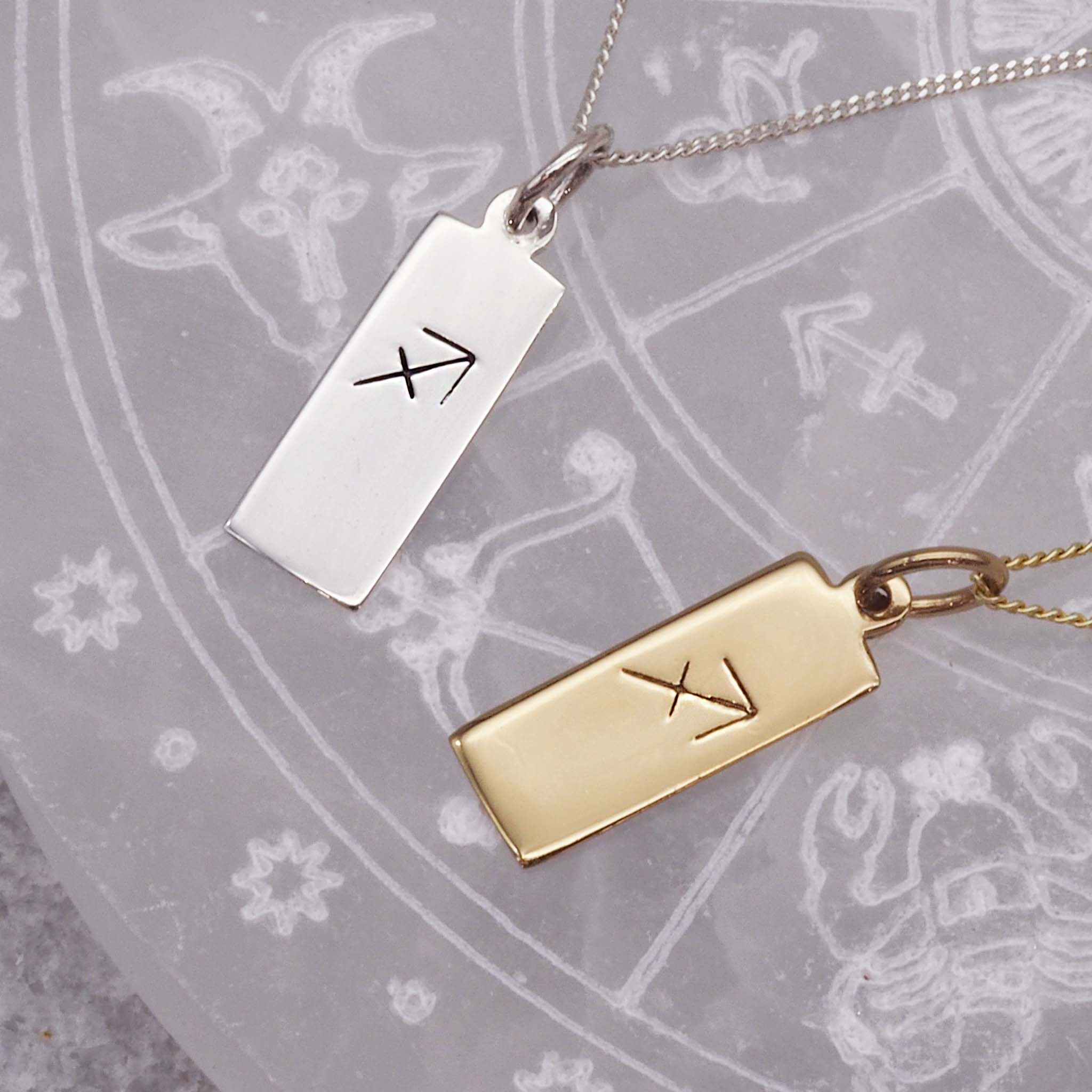 sagittarius necklaces - zodiac jewellery by womens jewellery online brand indie and harper