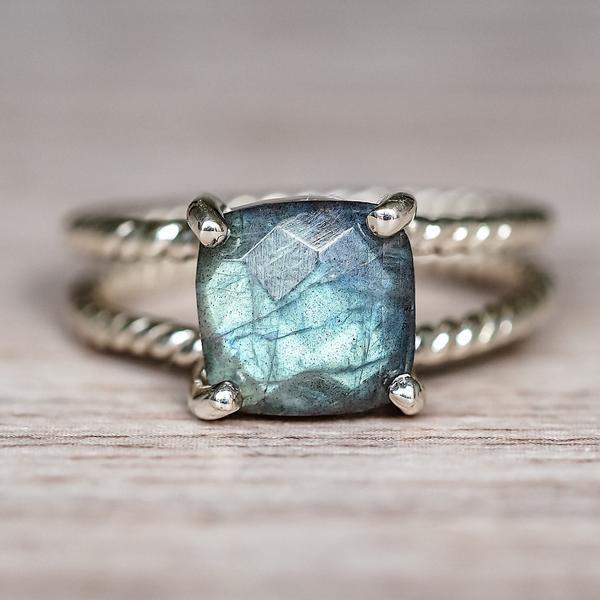 sterling silver Labradorite Ring - labradorite jewellery by australian jewellery brands online indie and harper