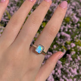 Sterling silver moonstone ring - moonstone jewellery by Australian jewellery brands indie and Harper