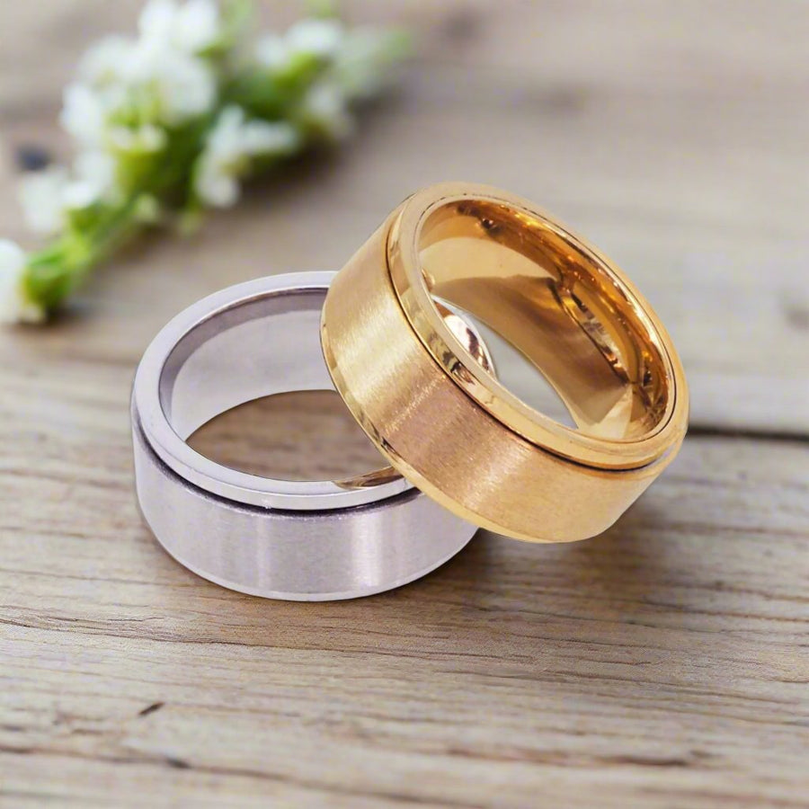 Spinning Rings - womens waterproof jewellery by Australian jewellery brand indie and harper