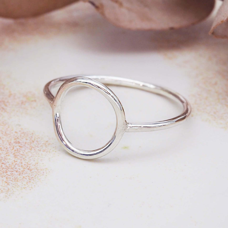 Dainty sterling silver ring - womens jewellery by Australian jewellery brands indie and Harper 