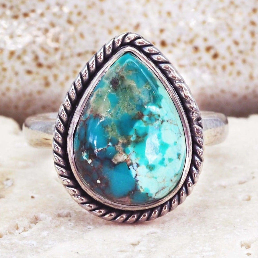 sterling silver Turquoise Ring - womens turquoise jewellery by australian jewellery brands online indie and harper