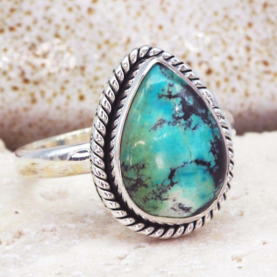 sterling silver Turquoise Ring - turquoise jewellery by australian jewellery brands online indie and harper