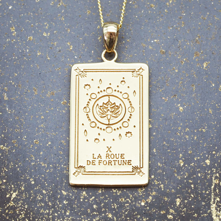 The Wheel of Fortune Tarot Necklace