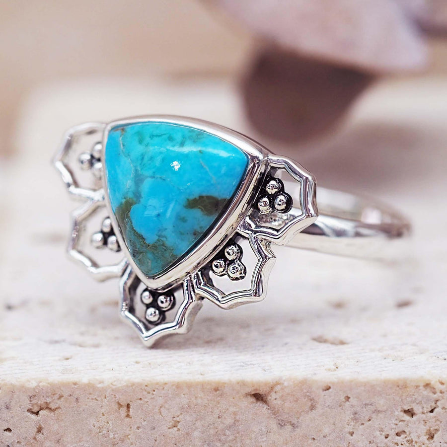 Sterling silver Turquoise Ring - turquoise jewellery by Australian jewellery brands indie and harper