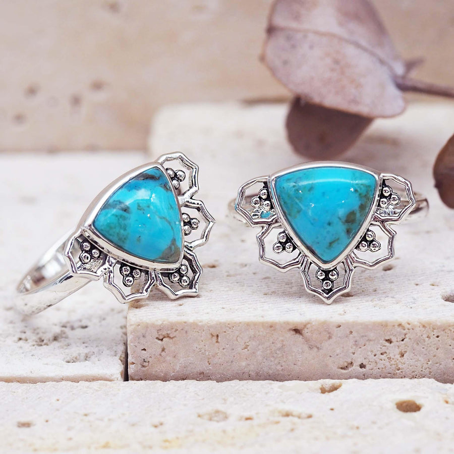 Sterling silver Turquoise Rings - turquoise jewellery by Australian jewellery brands indie and harper